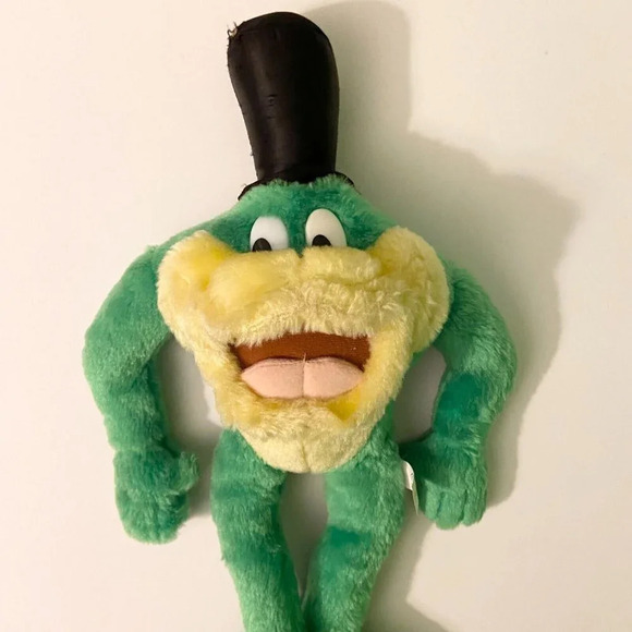 Vintage 1997 Michigan J Frog Plush Looney Tunes 14in Ace Stuffed Toy Hole in Hat - Picture 13 of 14